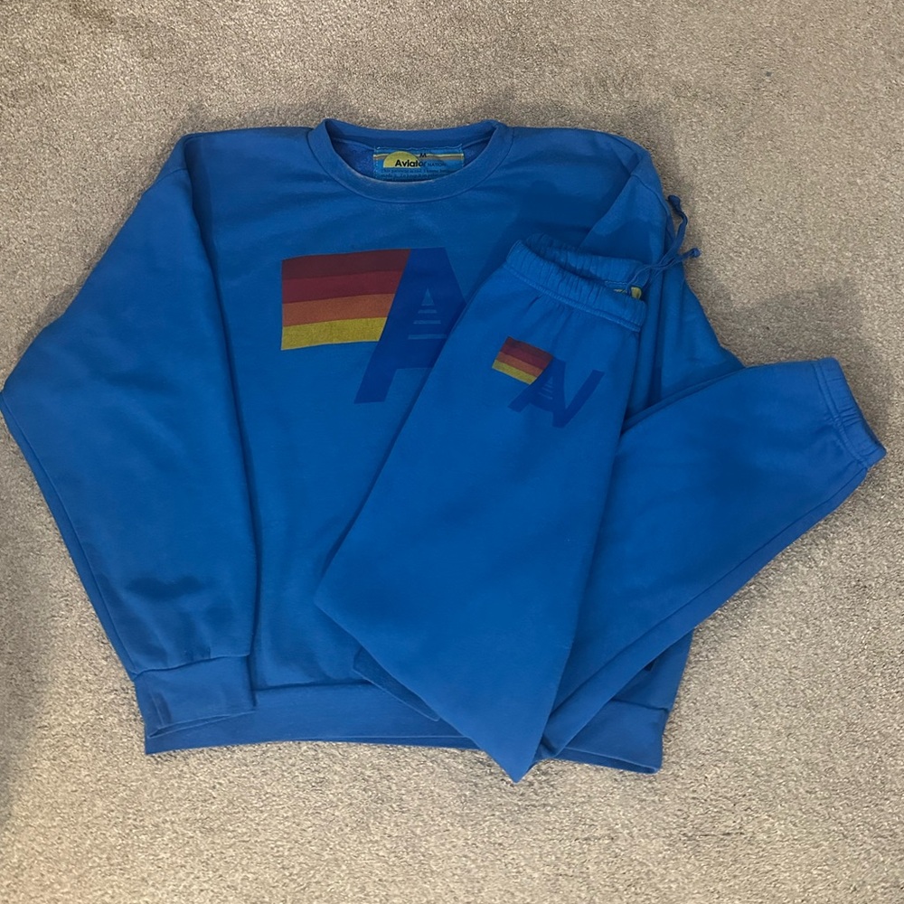 Aviator Nation Crewneck and Sweatpants Set